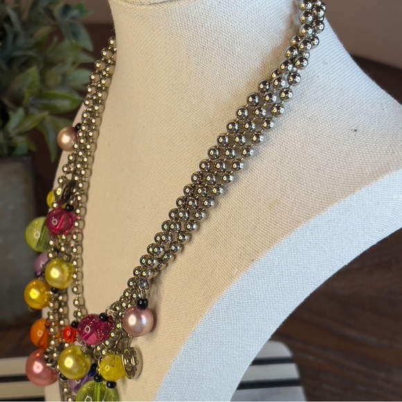 Colorful Beaded Necklace perfect for Spring/Summer - Picture 7 of 8